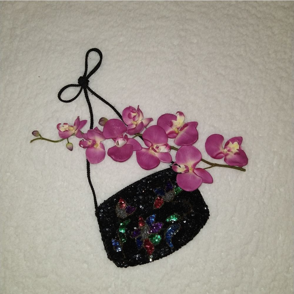Sequin Beaded Evening Bag